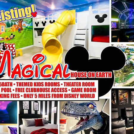 Magical Family Vacation Home Near Disney World At Storey Lake, Star Wars Gameroom, Pool, Theater, Mickey Slide, Sleeps Up To 28 كيسيمي المظهر الخارجي الصورة