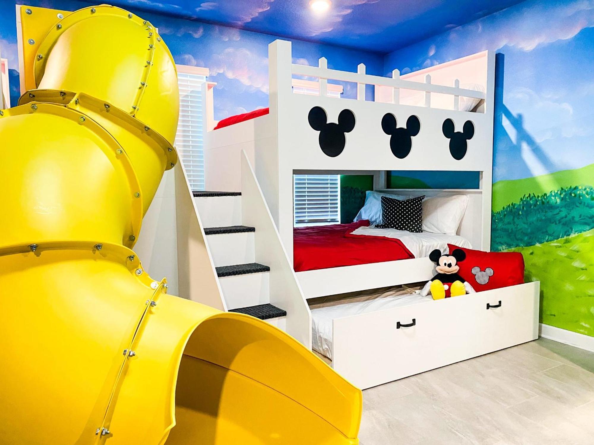 Magical Family Vacation Home Near Disney World At Storey Lake, Star Wars Gameroom, Pool, Theater, Mickey Slide, Sleeps Up To 28 كيسيمي المظهر الخارجي الصورة