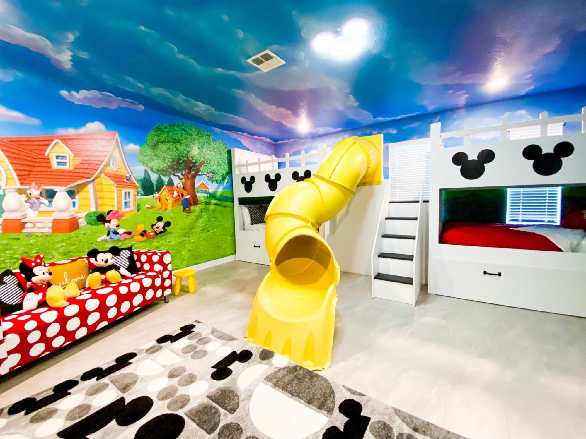 Magical Family Vacation Home Near Disney World At Storey Lake, Star Wars Gameroom, Pool, Theater, Mickey Slide, Sleeps Up To 28 كيسيمي المظهر الخارجي الصورة
