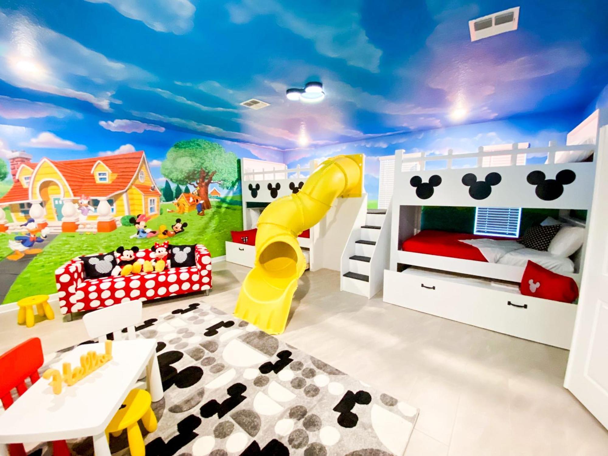 Magical Family Vacation Home Near Disney World At Storey Lake, Star Wars Gameroom, Pool, Theater, Mickey Slide, Sleeps Up To 28 كيسيمي المظهر الخارجي الصورة