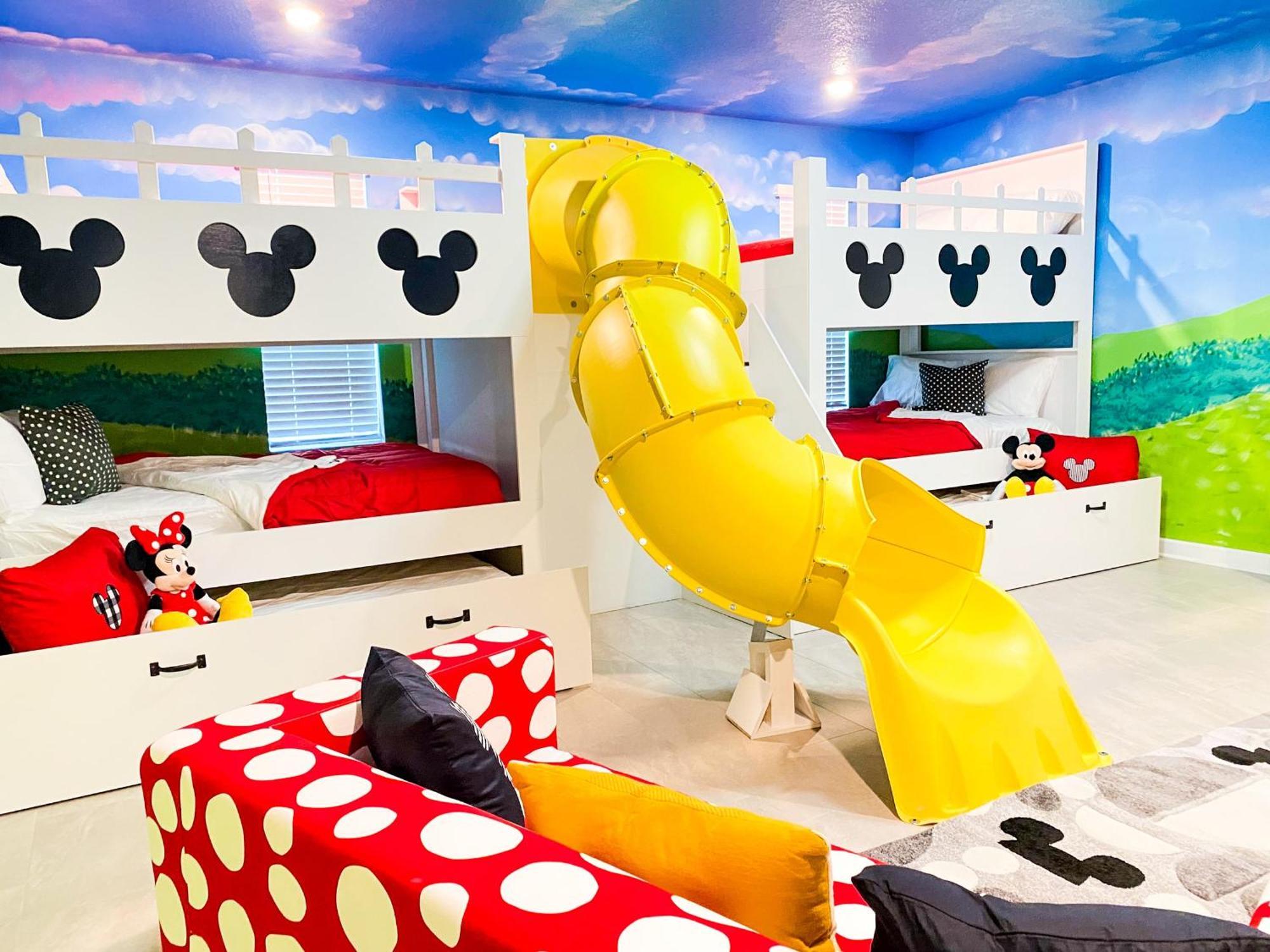 Magical Family Vacation Home Near Disney World At Storey Lake, Star Wars Gameroom, Pool, Theater, Mickey Slide, Sleeps Up To 28 كيسيمي المظهر الخارجي الصورة